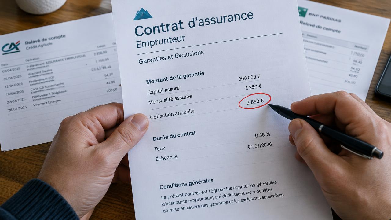 Contrat d'assurance emprunteur